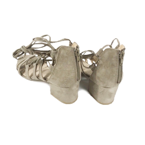 Madden Girl Gladiator Sandals Size 9M Taupe - Picture 3 of 7